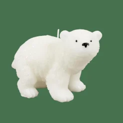 CASA POLA Bougie Ours Blanc Blanc* Bougies