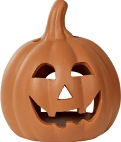 CASA PUMPKIN Terre Cuite* Porte-Bougies|Halloween