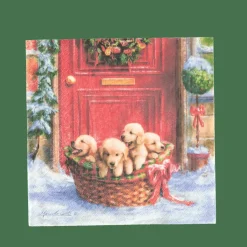 CASA PUPPIES Set De 20 Serviettes Multicolore* Serviettes