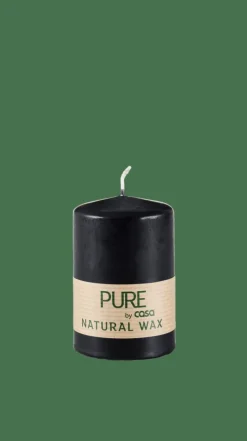 CASA PURE Bougie Cylindrique Noir* Bougies