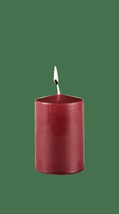 CASA PURE Bougie Cylindrique Rouge Foncé* Bougies