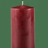 CASA PURE Bougie Cylindrique Rouge Foncé* Bougies