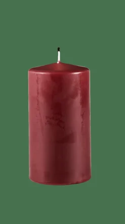 CASA PURE Bougie Cylindrique Rouge Foncé* Bougies