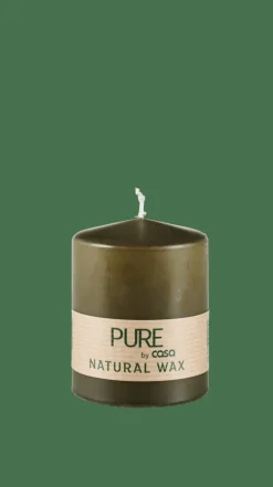 CASA PURE Bougie Cylindrique Vert* Bougies