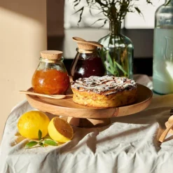 CASA PURE LUXURY Support à Cake Naturel* Plats À Servir