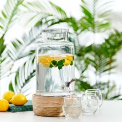 CASA PURI Réservoir à Boisson Avec Robinet 5,5 L Transparent* Réservoirs À Boisson