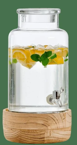 CASA PURI Réservoir à Boisson Avec Robinet 5,5 L Transparent* Réservoirs À Boisson
