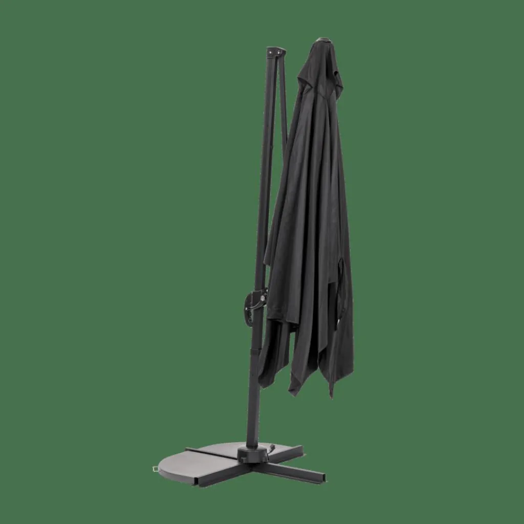 CASA RIVA Parasol Déporté Sans Pied De Parasol Noir* Parasols