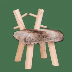 CASA RUDOLF Tabouret Naturel*Enfant Kids|Meubles Pour Enfants