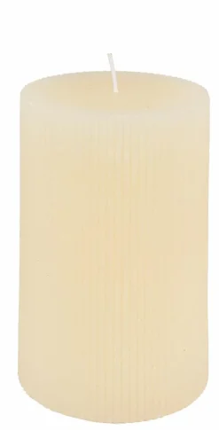 CASA RUSTIC Bougie Côtelée Mauve* Bougies|Bougies