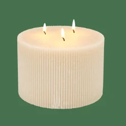 CASA RUSTIC Rib Bougie Beige* Bougies