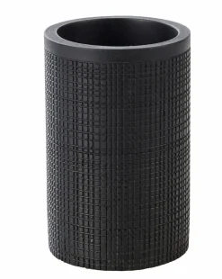 CASA SAMOURAI Brosse WC Avec Support Noir* Accessoires Lavabo