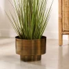CASA SATURN Pot De Fleurs Bronze* Pots De Fleurs
