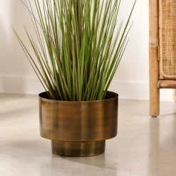 CASA SATURN Pot De Fleurs Bronze* Pots De Fleurs