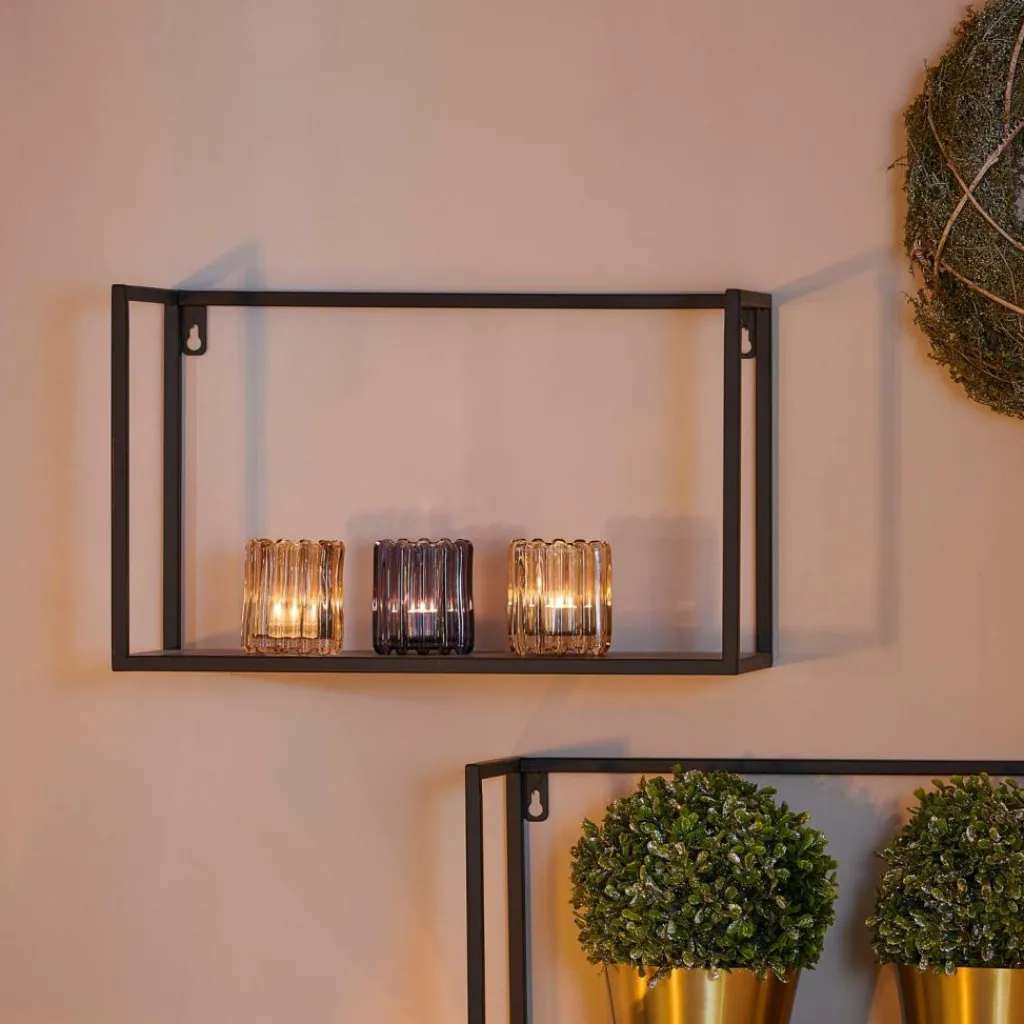 CASA SHORP Étagère à Suspendre Noir* Étagères Murales