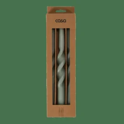 CASA SPIRAL Bougie Torsadée Vert* Bougies
