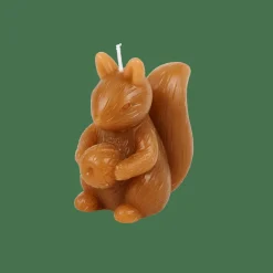 CASA SQUIRREL Bougie écureuil Brun* Bougies|Automne