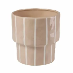 CASA STRIPES Pot De Fleurs Sable* Pots De Fleurs