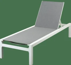 CASA SYDNEY Chaise Longue Set De 2 Blanc* Chaises Longues