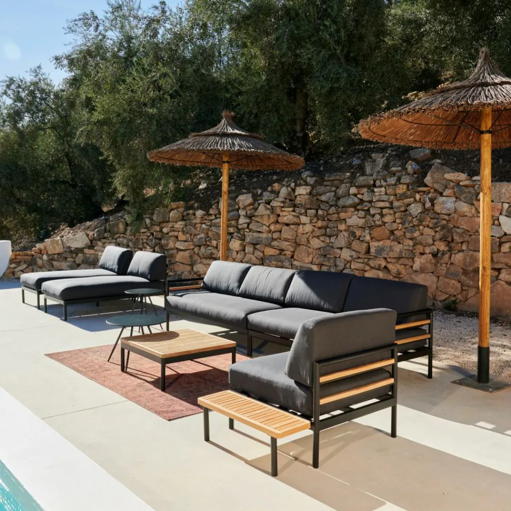 CASA TEAK LUXE Chaise Longue Naturel* Chaises Longues