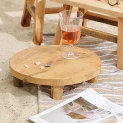 CASA TEAK Support Naturel* Supports Pour Plantes