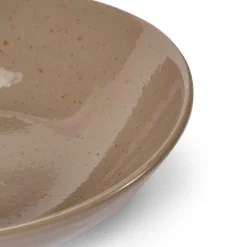 CASA TERRA Assiette Creuse Taupe* Assiettes