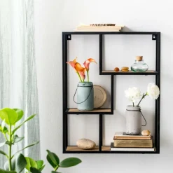 CASA TRAPP Étagère à Suspendre Noir* Étagères Murales