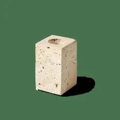 CASA TRAVERTIN Bougeoir Naturel* Bougeoirs