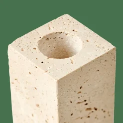 CASA TRAVERTIN Bougeoir Naturel* Bougeoirs