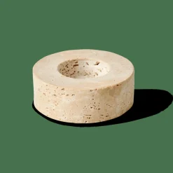 CASA TRAVERTIN Support Bougie Chauffe-plat Naturel* Porte-Bougies