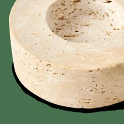 CASA TRAVERTIN Support Bougie Chauffe-plat Naturel* Porte-Bougies