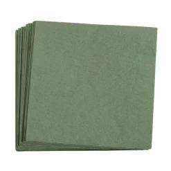 CASA UNI Set De 20 Serviettes Vert* Serviettes