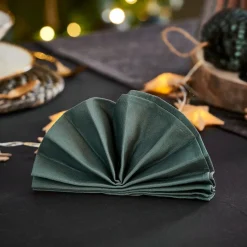 CASA UNILINE Nappe Vert Foncé* Nappes