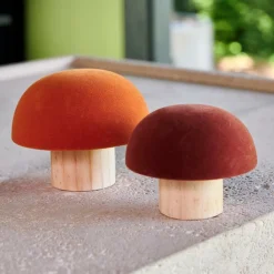 CASA VELVET Champignon Naturel, Multicolore* Automne