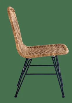 CASA VIENNA Chaise Noir, Naturel* Chaises De Salle À Manger|Chaises De Jardin