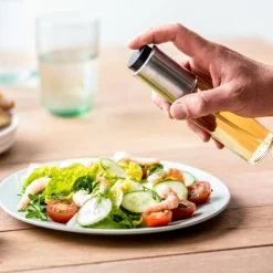 CASA VINAIGRE Pulvérisateur Huile-vinaigre Noir, Argent, Transparent* Huiliers