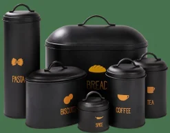 CASA VIRA Boîte Pour épices Noir* Pots À Épices