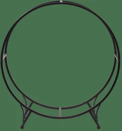 CASA WHEEL Étagère Pour Bois Noir* Étagères Murales