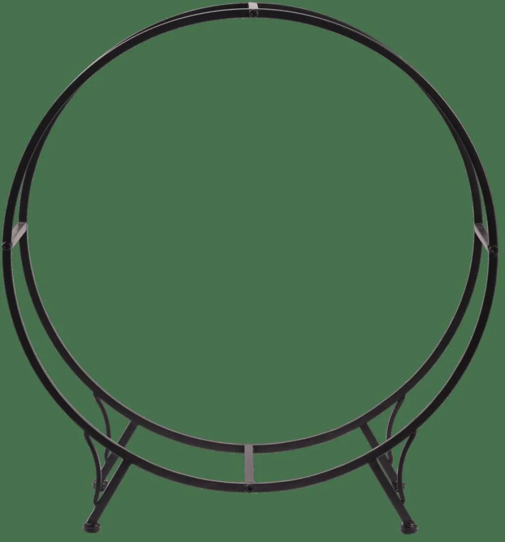 CASA WHEEL Étagère Pour Bois Noir* Étagères Murales