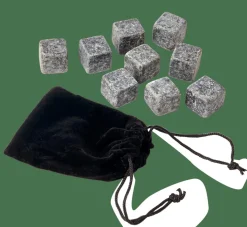 CASA WHISKEY 9 Pierres Réfrigérantes Gris Foncé* Cocktail Accessoires