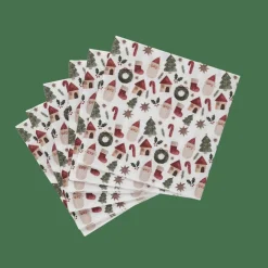 CASA X-MAS VIBE Set De 20 Serviettes Multicolore* Serviettes