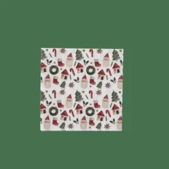 CASA X-MAS VIBE Set De 20 Serviettes Multicolore* Serviettes