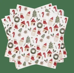 CASA X-MAS VIBE Set De 20 Serviettes Multicolore* Serviettes